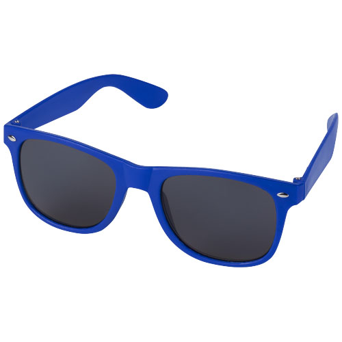Lunettes de soleil promotionnelles plastique recyclé Sun Ray Bleu royal